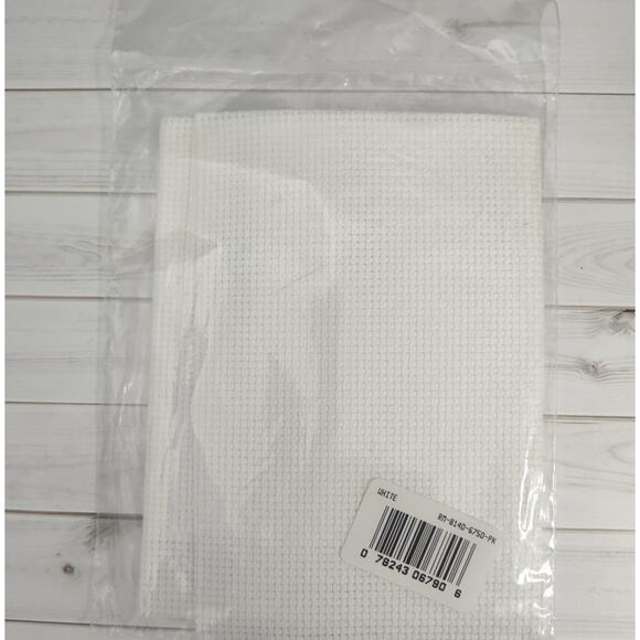 Regency Mills Cross Stitch Fabric White 11 Count 1 Piece 12 x 18 - Picture 2 of 2